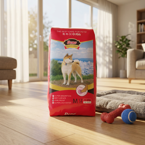 Pañales Desechables de Algodón para Perros Machos a Precio Económico OEM - Pañales para Mascotas Súper Absorbentes, Transpirables y Suaves con Protección Contra Fugas - Product Image 1