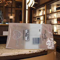 Sacs d'emballage transparents brillants scellés sur le dos, personnalisés pour biscuits, noix, bonbons et graines de melon.