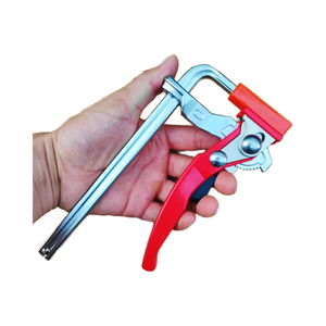 Abrazadera F de Metal de alta resistencia para carpintería, abrazadera de barra de estilo F de agarre rápido con pulgadas y medición métrica para herramientas de conexión DIY - Product Image 4