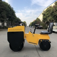 Mini-compacteur vibrant autoporté SVH70, double tambour en acier, diesel, pour la réparation routière municipale et la construction de jardins