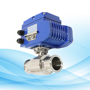 تعقيم مربع بدون احتفاظ <span class=keywords><strong>3</strong></span> طرق تقنية غلاف صلب من الفولاذ المقاوم للصدأ صمام كرة صحي بدرجة صحية مع رأس هواء وكهربائي - Product Image 5