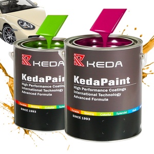 Meilleurs fabricants de peinture automobile KEDA, peinture transparente pour la rénovation automobile, peinture automobile 2K à haute teneur en solides - Product Image 2