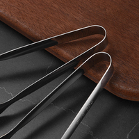 Accessoires de bar et de thé en acier inoxydable 304 avec logo personnalisé, style mignon - Pince à glace pour sucre et glaçons pour restaurants