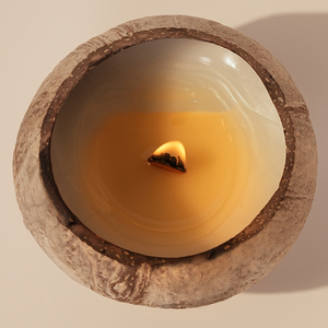 Natural Coconut Shell Aromatherapy <b>Candle</b> Essential Oil Scented <b>Candle</b> Luxury Fragrance <b>Gift</b> For Home Decor - Product Image 3