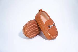 Pu Baby Bean Shoes 0-1 años de edad estilo inglés niños pequeños <span class=keywords><strong>zapatos</strong></span> de cuero niñas primavera y otoño <span class=keywords><strong>zapatos</strong></span> para caminar - Product Image 4