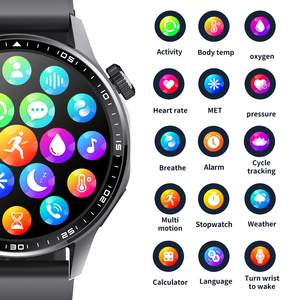 Montre intelligente étanche IP67 de qualité supérieure pour adultes NFC Fitness Tracker calendrier AI Assistant vocal BT connectivité pour - Product Image 2