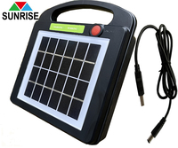 Électrificateur de clôture électrique solaire pour animaux de compagnie, modèle mini-jardin, avec modélisation 3D, traité thermiquement, étanche et écologique