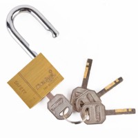 Cadenas haute sécurité 40-70mm Cadenas carré en laiton cuivre Cadenas solide Candado Durable Facile à utiliser