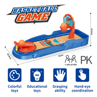 Cibles de tir Lucky Toys pour enfants, jeu de basket-ball d'intérieur, mini terrain de basket-ball en plastique