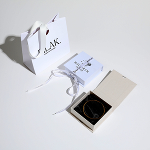 Custom Logo Flip Top Jewelry <b>Box</b> with Ribbon Velvet Lined Cardboard <b>Box</b> for <b>Earrings</b> Necklace Rings Bracelets - Product Image 5