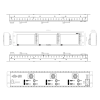 Moniteur FEELWORLD FRM501G OEM triple 5,5 pouces 2RU à montage en rack avec 12G SDI 4K 1000 nits pour la diffusion