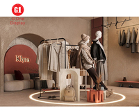 Étagère de présentation pour magasin de vêtements de luxe, magasin de vêtements pour femmes, décoration personnalisée pour magasin de vêtements, pour les magasins de vêtements