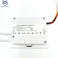 Interrupteur Tactile Capacitif Intégré CE 18W à Bouton Unique 12V / 24V, Gradation Monocouleur ou Tricolore, Étanchéité IP44 pour Éclairage de Miroir