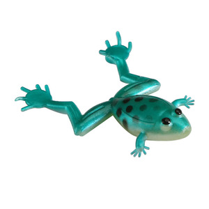 3D ojos realista Rana atraer cabeza de serpiente de Señuelos de Pesca de plástico suave de silicona Rana atraer asturias - Product Image 3