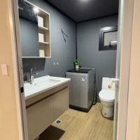 Maison conteneur préfabriquée de 20 pieds en Chine maison mobile extensible et pliable de 2 étages prête à l'emploi maisons préfabriquées portables
