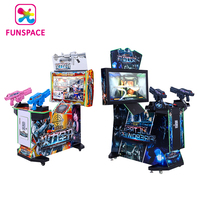 Machine de Jeu de Tir Interactif d'Arcade à Monnayeur pour 2 Joueurs, Divertissement Intérieur