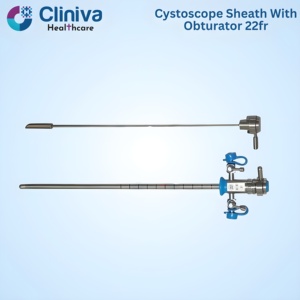 Gaine de cystoscope avec obturateur 22Fr en acier inoxydable, instrument d'endoscopie urinaire, équipement chirurgical réutilisable - Product Image 2
