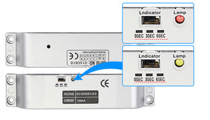 Không An Toàn Không Có 12V Kiểm Soát Truy Cập Hệ Thống Điện Từ Chốt Cửa Thả Bolt Khóa Cửa Với LED Cảm Biến Và Hẹn Giờ Tiếp Sức - Product Image 4