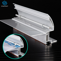 Publicité extérieure Rectangle Lightbox Aluminium Seg Frame Billboard Wall Light Box Enseigne suspendue éclairée
