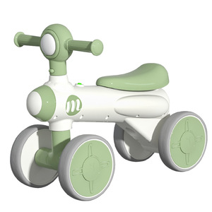 Véhicule à glissière Rocket Slide : musique silencieuse pour les lumières, roues souples, absorption des chocs, poignée antidérapante, anti-chute latérale, quatre roues - Product Image 1