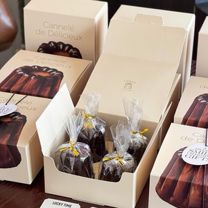 Caja para Pastel Personalizada con Logotipo, Cajas de Cartón para Empacar Alimentos, para Panaderí<span class=keywords><strong>a</strong></span>, Sushi, Chocolate, Caja de Regalo Reciclable - Product Image 4