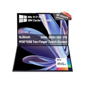 Çekirdek <span class=keywords><strong>i7</strong></span>-1260P 16 inç çift dokunmatik ekran dizüstü bilgisayarlar SSD 1TB 1920x1200 IPS Iris Xe grafik Win11 iş ofis bilgisayar - Product Image 1