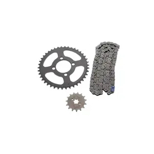 Sprocket kit 42t 14t 428h-120l forBajaj Ct100 Discover100 Platino100/125 Discover135 chinese factory wholesale supply