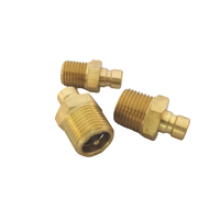 Raccord en laiton pour buse de refroidissement rapide à montage rapide, taille standard, embout hexagonal