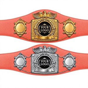 Ceintures de championnat de lutte personnalisées, ceinture de championnat de Muay Thai, ceinture de championnat de boxe avec logo personnalisé, ceintures de championnat en cuir - Product Image 1