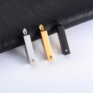 Rectangular Stainless Steel <b>Urn</b> Pendant Necklace for <b>Pet</b> <b>Ashes</b> Chain Charms Funeral Cremation Keepsake Metal Jewelry Accessories - Product Image 4