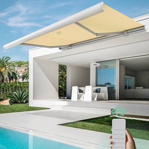 Tenda <span class=keywords><strong>da</strong></span> <span class=keywords><strong>Sole</strong></span> Retrattile Motorizzata con Telecomando per Balcone e Giardino, Personalizzabile, con Cassonetto Completo - Product Image 2