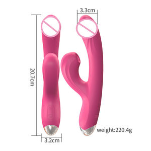Vibratore Succhiante per Donne, Dildo Femminile Seducente, Massaggiatore Punto G, Stimolatore Clitorideo, Giocattoli Sessuali per Adulti - Product Image 5
