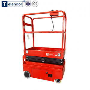 Plateforme élévatrice à ciseaux hydraulique ultra-compacte de haute qualité 4m 240kg pour entrepôt intérieur étroit – Fourniture B2B - Product Image 4