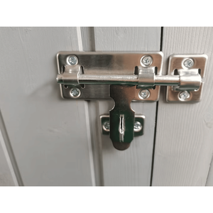 DB XWT007 Almacenamiento al aire libre Modelo grande HDPE 30,31 \ "X 20,48 \" X 65,75 \ "Almacenamiento de muebles de patio de color natural para jardín trasero L - Product Image 2