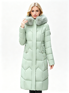Parka <span class=keywords><strong>Impermeabile</strong></span> con Cappuccio da <span class=keywords><strong>Donna</strong></span>, Stile Casual Europeo e Americano, Giacca Imbottita Calda e Spessa - Product Image 4