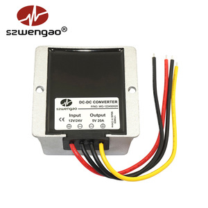 Szwengao ตัวแปลงกระแสตรง DC 12โวลต์24โวลต์ถึง5โวลต์โมดูล20A บั๊กสำหรับรถยนต์จอแสดงผล LED กันน้ำควบคุมแรงดันไฟฟ้าที่มั่นคง - Product Image 2