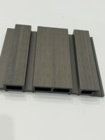 Panel Dinding WPC Anti Api Anti Air Desain 3D Gaya Modern Kedap Suara Anti Asap Anti Statis Dapat Disesuaikan