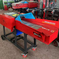 Machine à couper le foin et les résidus agricoles pour la production d'aliments verts, avec une coupe efficace pour l'alimentation du bétail et du stockage.