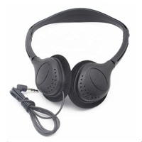 Headset Berkabel Headphone Maskapai Penerbangan, Headset Berkabel 3.5Mm Harga Rendah Dapat Digunakan Kembali