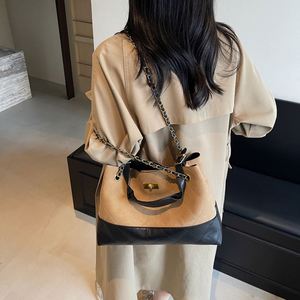 Lady's <b>Handbag</b> Fashionable PU <b>Chain</b> Bags Casual Leather Tote Bags - Product Image 5