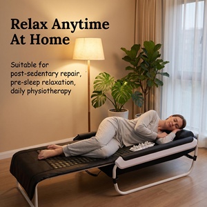 <span class=keywords><strong>Table</strong></span> de <span class=keywords><strong>massage</strong></span> à rouleaux de style coréen Jade <span class=keywords><strong>Master</strong></span> V6, mobilier thermique, thérapie par infrarouge lointain, soins de la colonne vertébrale, <span class=keywords><strong>table</strong></span> chiropratique - Product Image 6