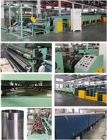Four électrique chauffant tapis de prière tapis ligne de production anti-dérapant Dot revêtement moteur pompe noyau composants emballage en film plastique