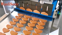 Machine à découper les biscuits à ultrasons en acier inoxydable Wanlisonic à haute productivité pour pâtes molles et friables