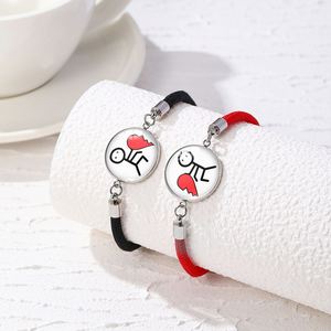 Pulsera de Pareja Luminosa con Diseño de Sol y Luna, Regalo Romántico para el Día de San Valentín, Brilla en la Oscuridad - Product Image 4