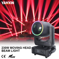 Projecteur Beam à tête mobile haute intensité 230W 7R pour éclairage de scène, contrôle DMX, haute vitesse, pour spectacle professionnel, discothèque, soirée, DJ, club