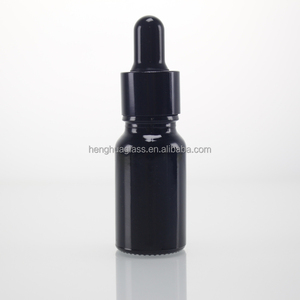 In Stock 5ml <strong>10ml</strong> 15ml 20ml Bright Black Round Glass Dropper Bottle For Essential Oils Medicine Eye With Child Proof <strong>Pipette</strong> - Product Image 3