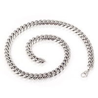 Collier Hip Hop pour hommes et femmes, chaîne à mailles cubaines de haute qualité, bijoux de rappeur, tendance, XXXtentacion, nouvelle collection