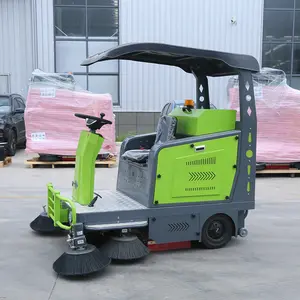 Wholesale Runway Street Cleaning Road Sweeper Car Ride On Electric Sweeper For Sale