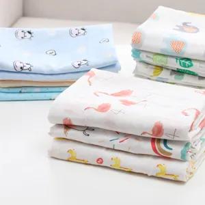 Oeko-tex Handuk Bayi Motif Mode Standar, Bib Menyusui Air Liur Dapat Disesuaikan Grosir