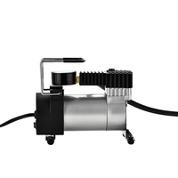 120W 12V DC Heavy Duty Metal Air Compressor Tire Inflator Pressure Monitor Cigarette Lighter Power 4-Minute Inflation for Cars